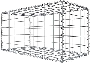 Niederberg Metall Gabion en Pierre 100x50x50 MW 10x10 Cage métallique Déco Jardin