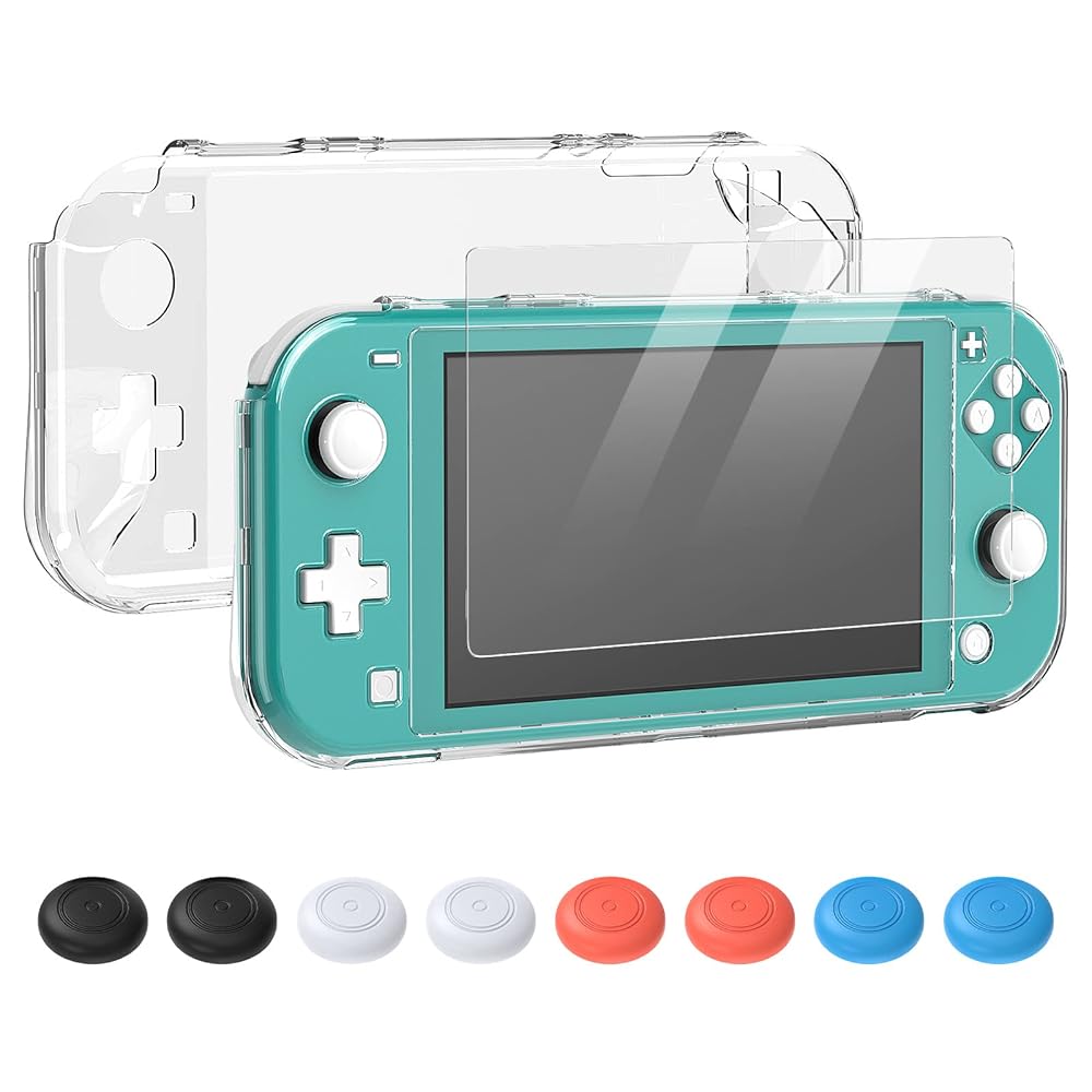 Nintendo Switch - Nintendo Switch  Lite ターコイズ　保護カバー保護ガラス付き Nintendo Switch Liteケースカバー シリコンカバー ガラス