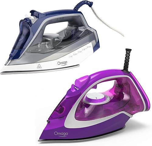 OMAIGA Juego de plancha de vapor para el hogar, planchado eficiente, adecuado para todo tipo de prendas