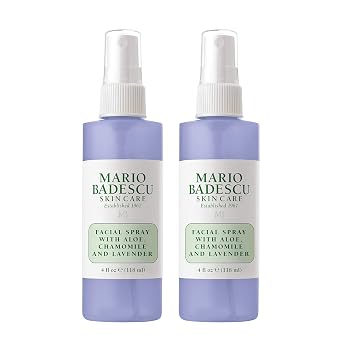 Mario Badescu Facial Spray with Aloe, Chamomile and Lavender for All Skin Types | Face Mist that Hydrates and Restores Balance & Brightness