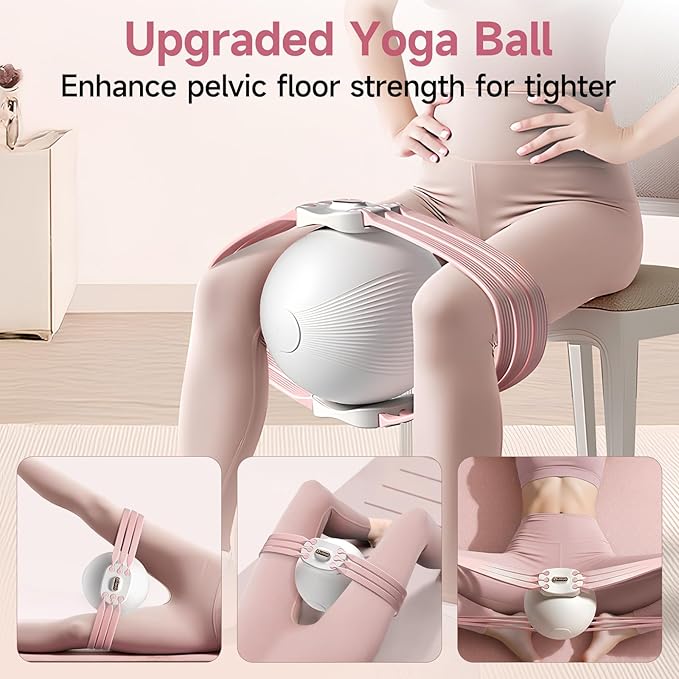 Kit de Pilates en Casa para Mujeres, Equipo de Pilates con Pelota y Aro miniatura 3