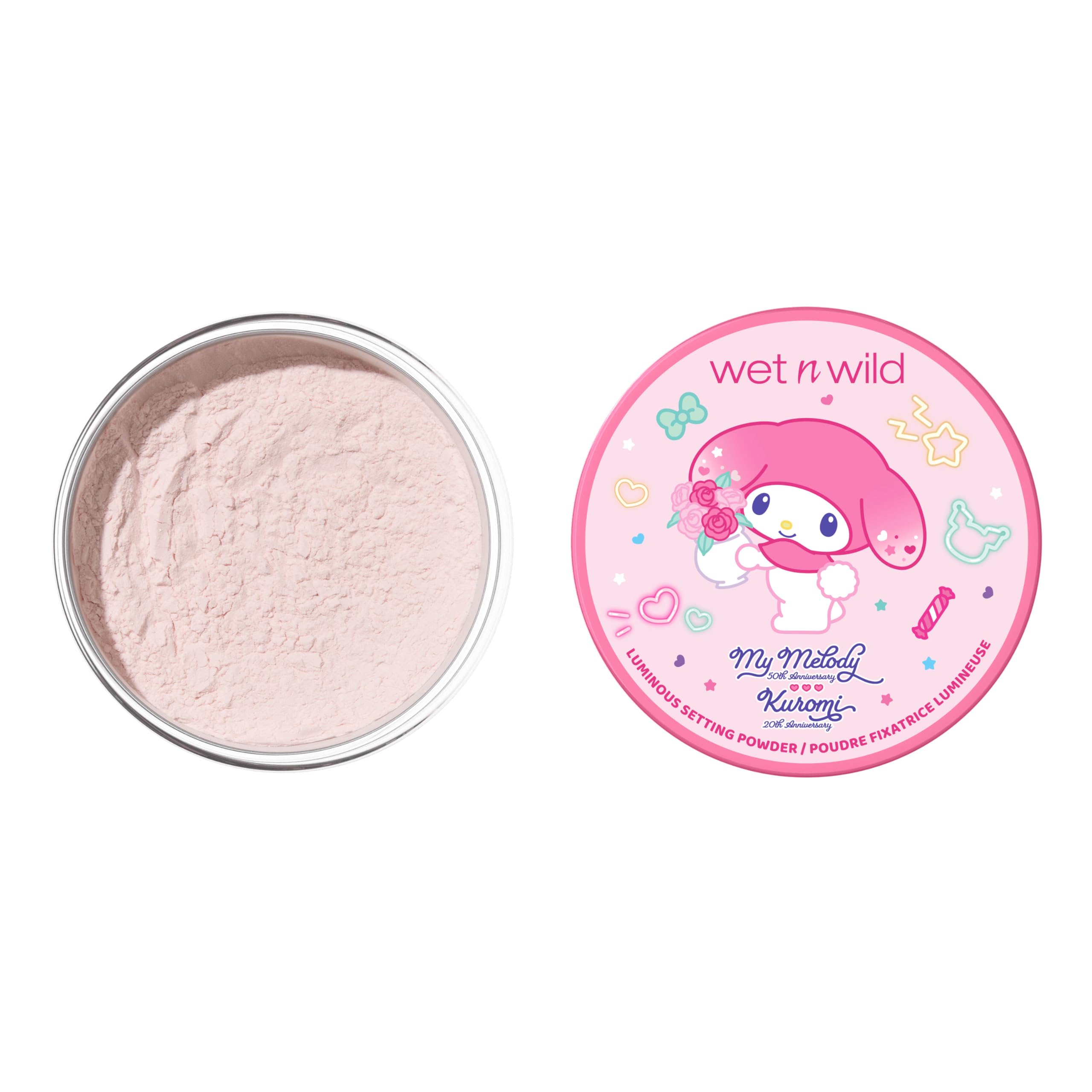 Amazon.com: wet n wild My Melody and Kuromi Luminous Loose Setting