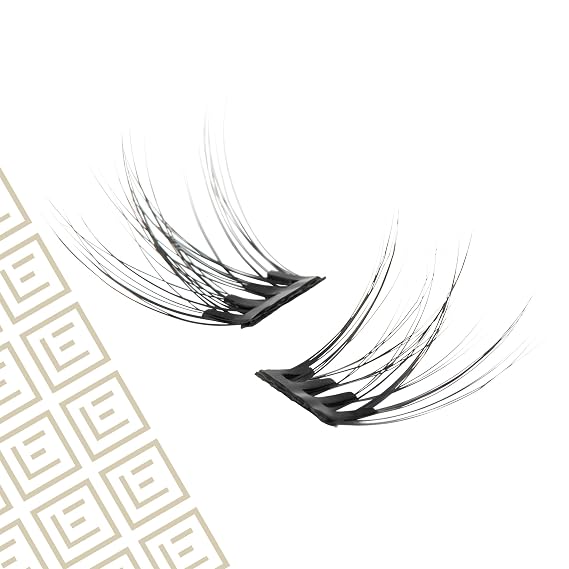 Eylure Underlash Press On Pre-Glued Lash Clusters, 30 Count (Includes Applicator, No Glue Needed, Up to 5 Applications)