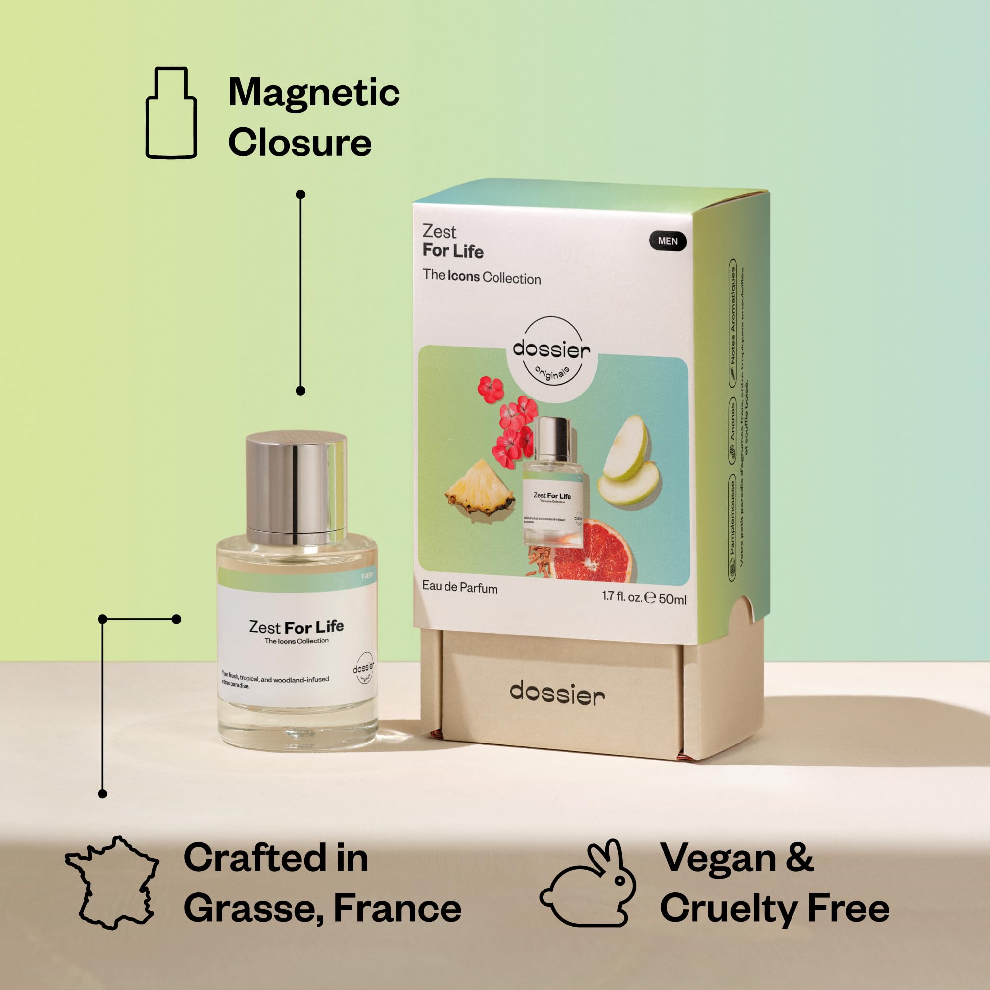 Amazon.com : Dossier - Originals - Zest for Life - Eau de Parfum