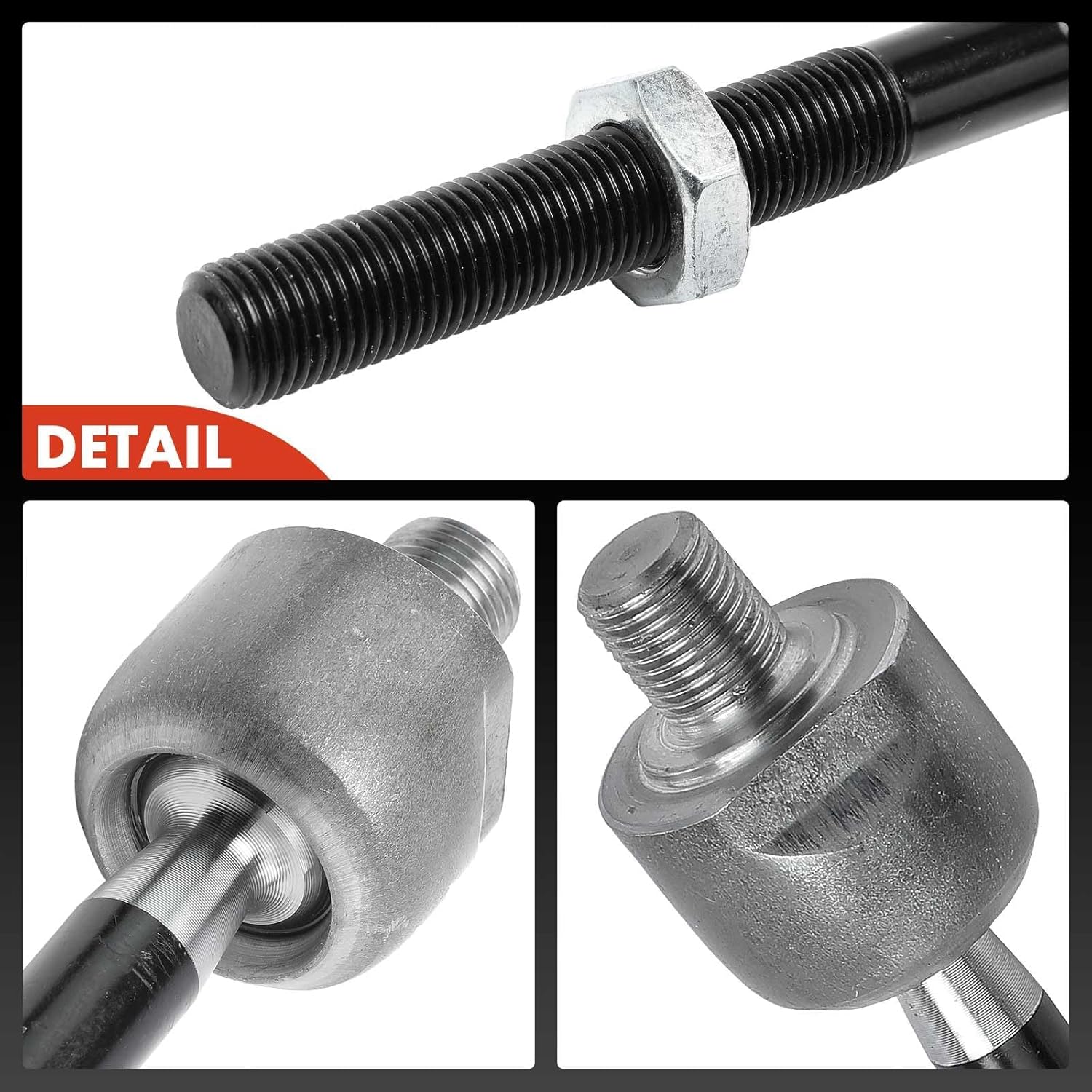 A-Premium 2 x Front Inner Tie Rod Ends, Compatible with Cadillac CTS 2003 2004 2005 2006 2007