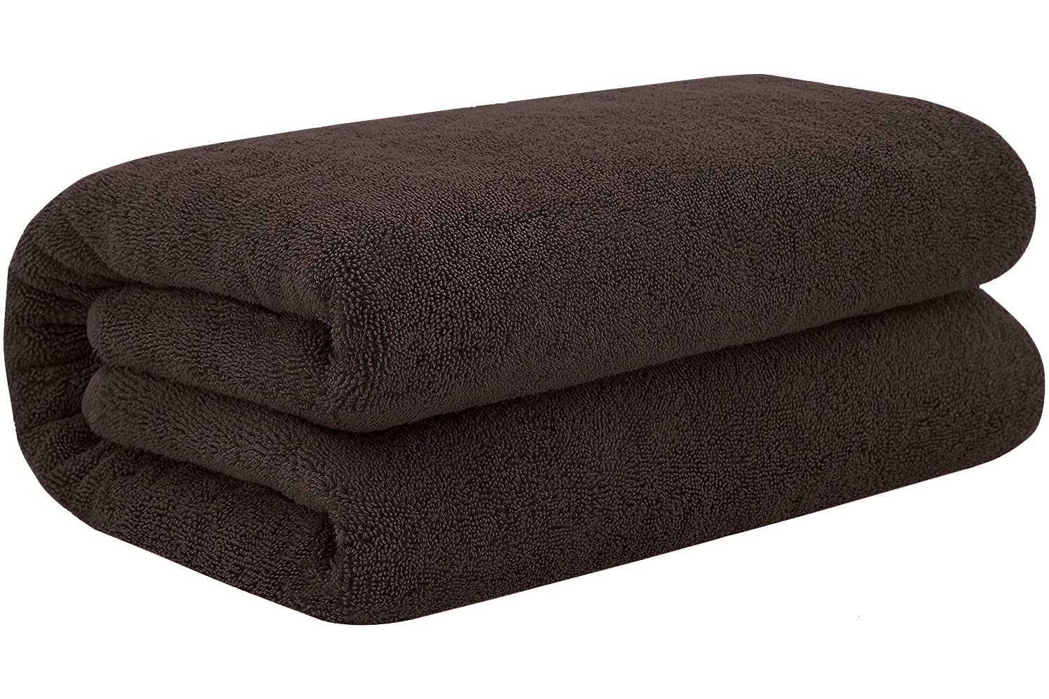 DAN RIVER 100% Cotton Luxury Oversized Bath Towel 40”x80” Clearance Pack of 1 – 600 GSM Highly Absorbent & Quick Dry Extra-Large Bath Sheet for Bathroom, Hotel, Spa, Beach, Pool, Gym in Brown