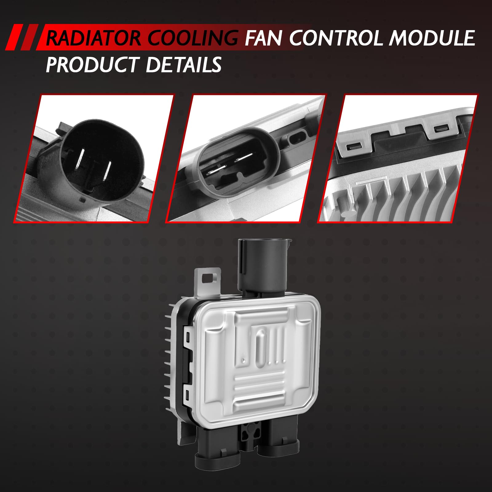 Kühlerlüftersteuerungsmodul Relais Lüftersteuergerätmodul Steuermodul für Kühlerlüfter Ersatz für Galaxy S-Max Mondeo X-Type Freelander XC60 S60 V60 Autozubehör Teil# 31338823 940004000