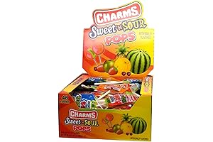 Charms Sweet and Sour Pops: A Rainbow of Refreshing Flavors