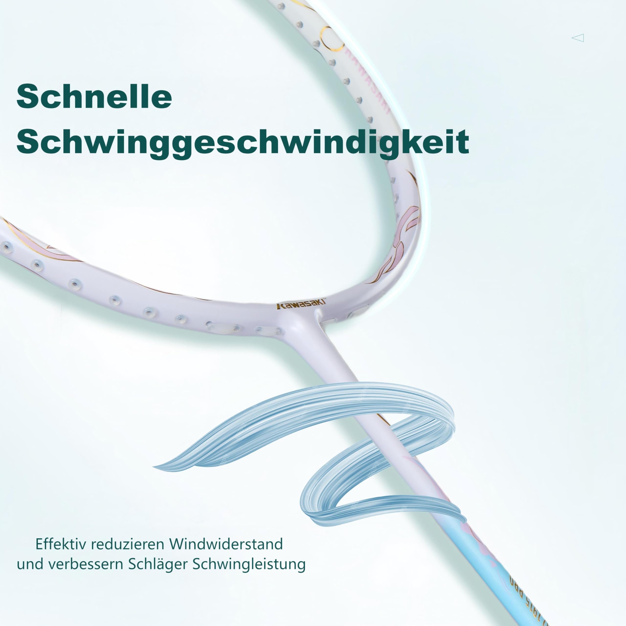 Professioneller Badminton Schläger, A1 TAAN Carbon Badmintonschläger High Tension 5U Ultra-Light Badminton Set mit Griffbänder & Schlägertasche-1915 Pro(Get Strung)