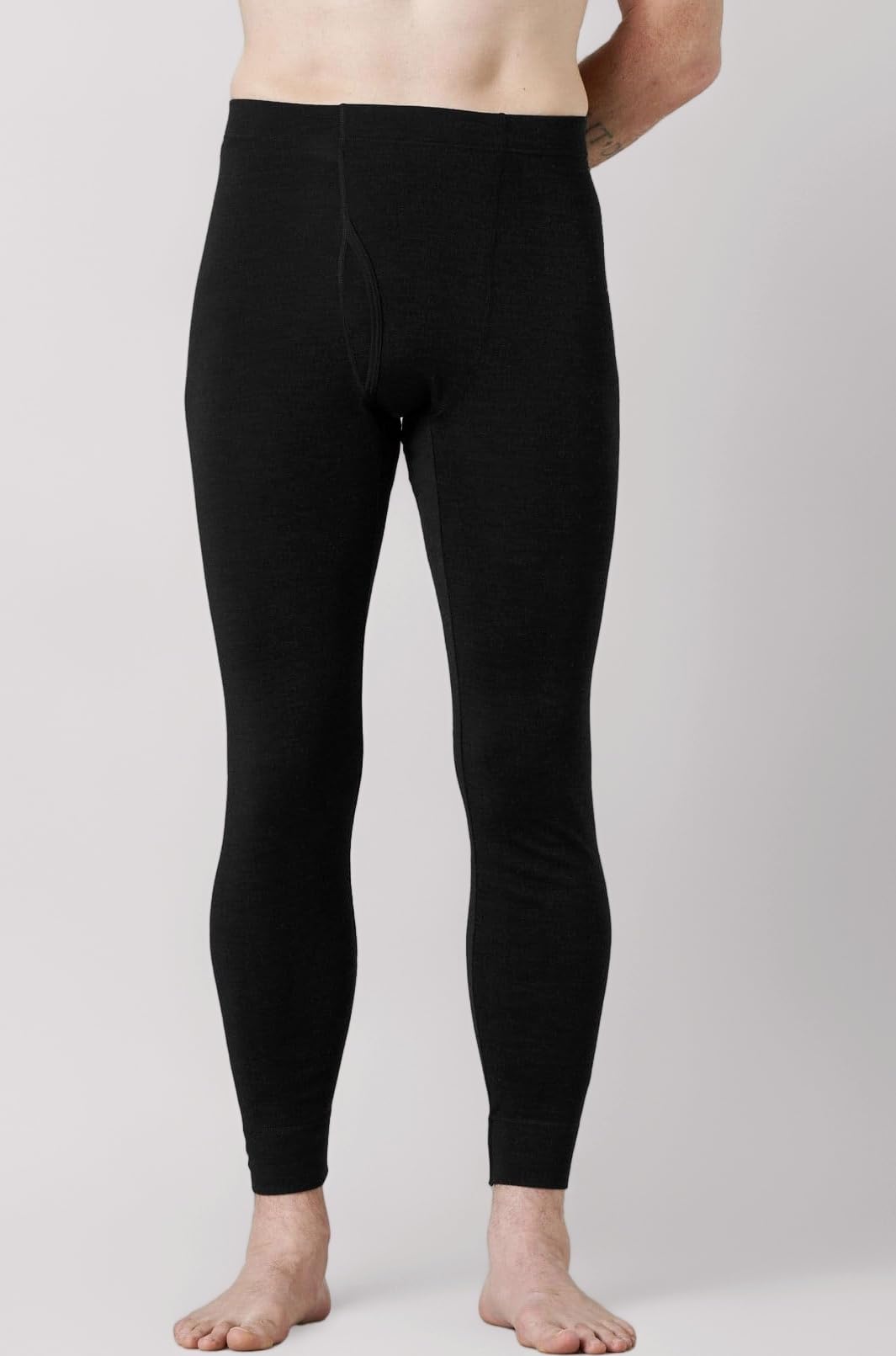 Men's 100% Merino Wool Base Layer, Light/Midweight Thermal Pants, Activewear Leggings Long John Bottom M30/M68