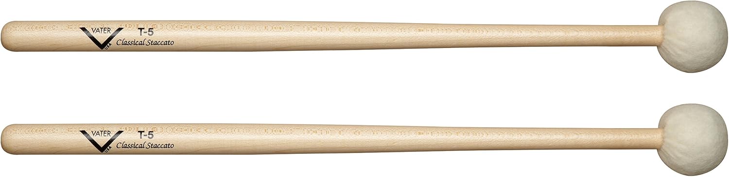 Vater T6 Timpani, Drumset & Cymbal Mallets, Pair