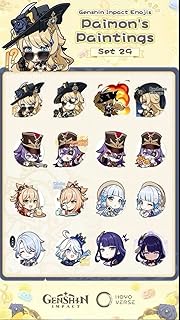 ستيكر لاصق بتصميم شخصية عشوائية من انمي جينشين، تارتجليا 29