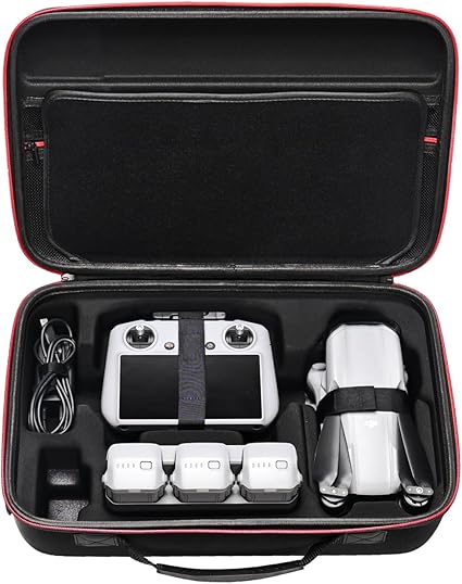 RLSOCO Étui pour DJI Air 3S/Air 3 - Convient aux Accessoires du Air 3/3S : Air 3 Body, DJI RC/RC Pro Controller, Batteries x 4, Charger, Charging Hub, Propellers