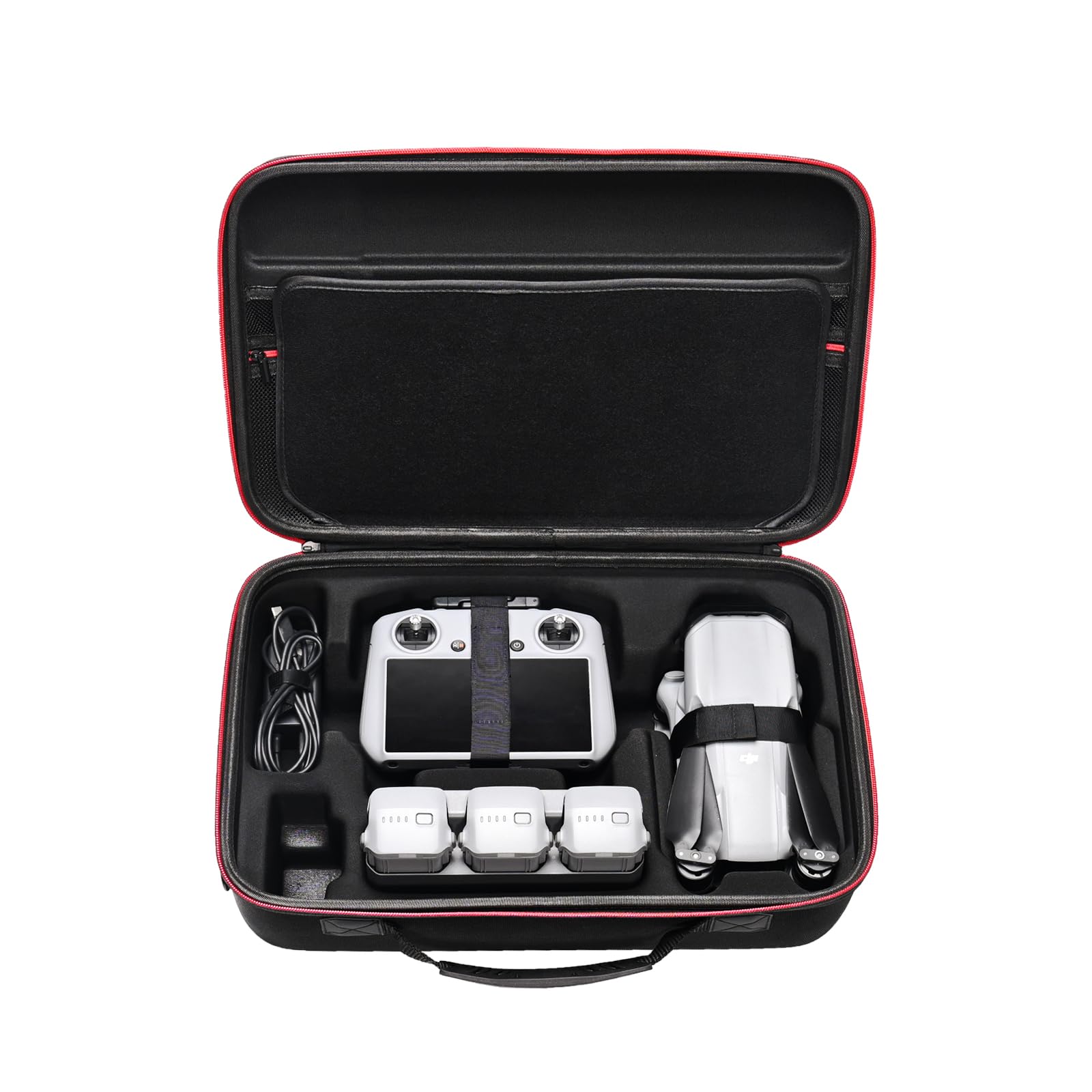 Case for DJI Air 3S/Air 3 Fly More Combo - Fits Air 3 Body, DJI RC/RC 2 Controller, Batteries x 4, Charger, Charging Hub, Propellers by RLSOCO (Case Only)