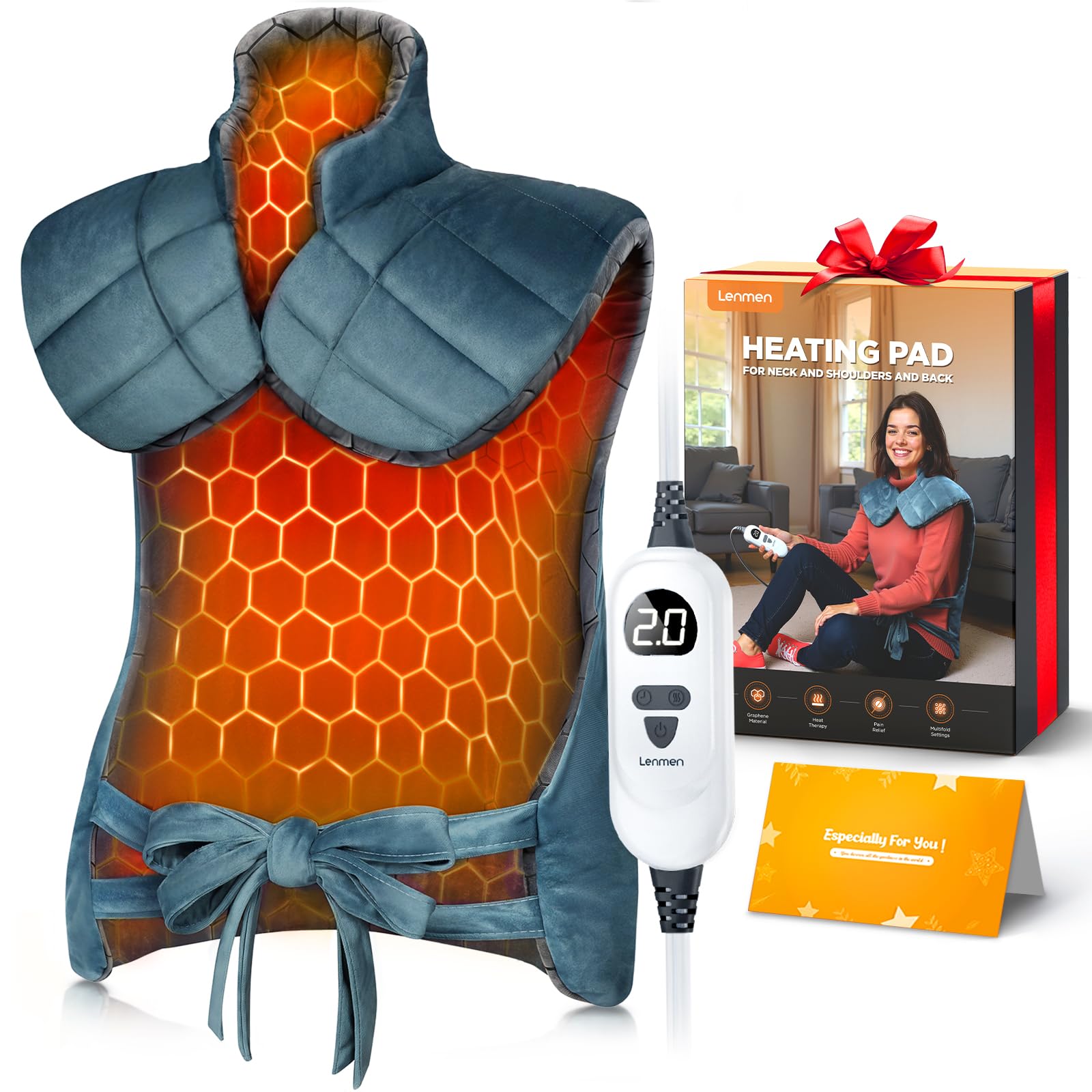 Lenmen Graphene-Infused Heating Pad