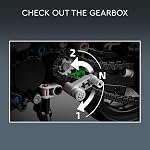 LEGO Technic Moto Kawasaki Ninja H2R - Jouets de Construction pour Enfants, Garçons et Filles, Âges 10+ - Support de Stationnement pour Affichage - Kit Modèle Cadeau d'Anniversaire - 42170