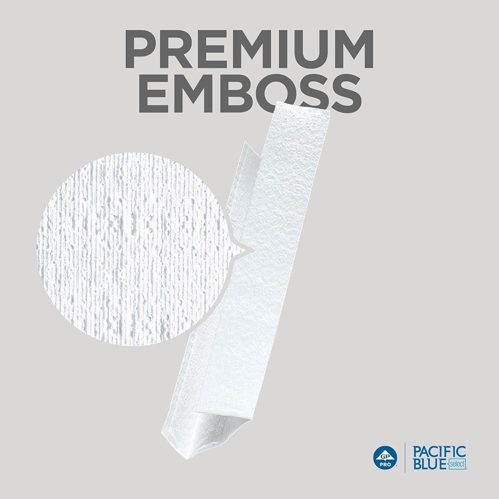 Pacific Blue Select Premium 2-Ply C-Fold Paper Towels by GP PRO (Georgia-Pacific) , White, 23000, 120 Towels Per Pack, 12 Packs Per Case