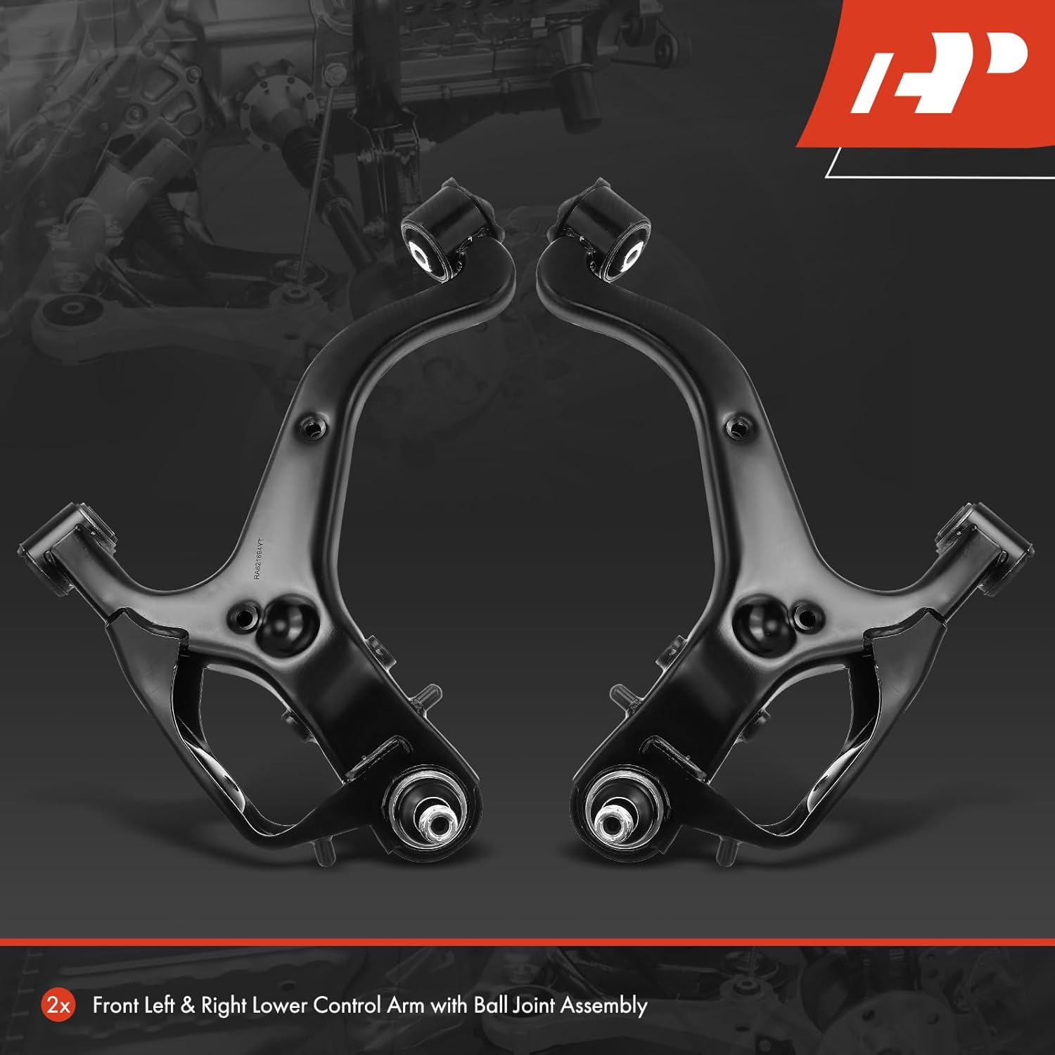 A-Premium 2 x Front Lower Control Arm with Ball Joint & Bushing, Compatible with Land Rover LR3 2005 2006 2007 2008 2009