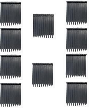 EasyFlex Nylon Landscape Anchoring Stakes, 100 Count, Black