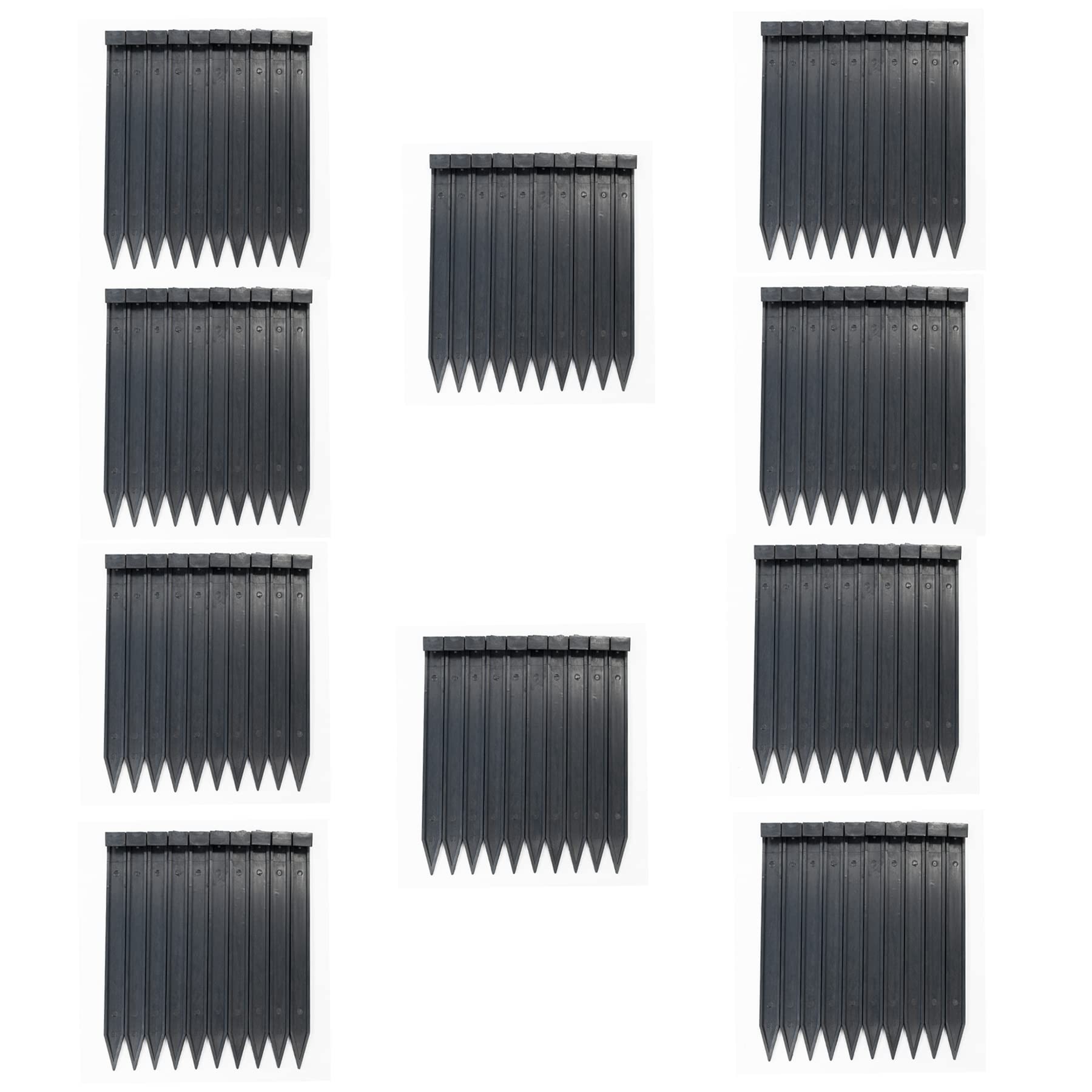 EasyFlex Nylon Landscape Anchoring Stakes, 100 Count, Black