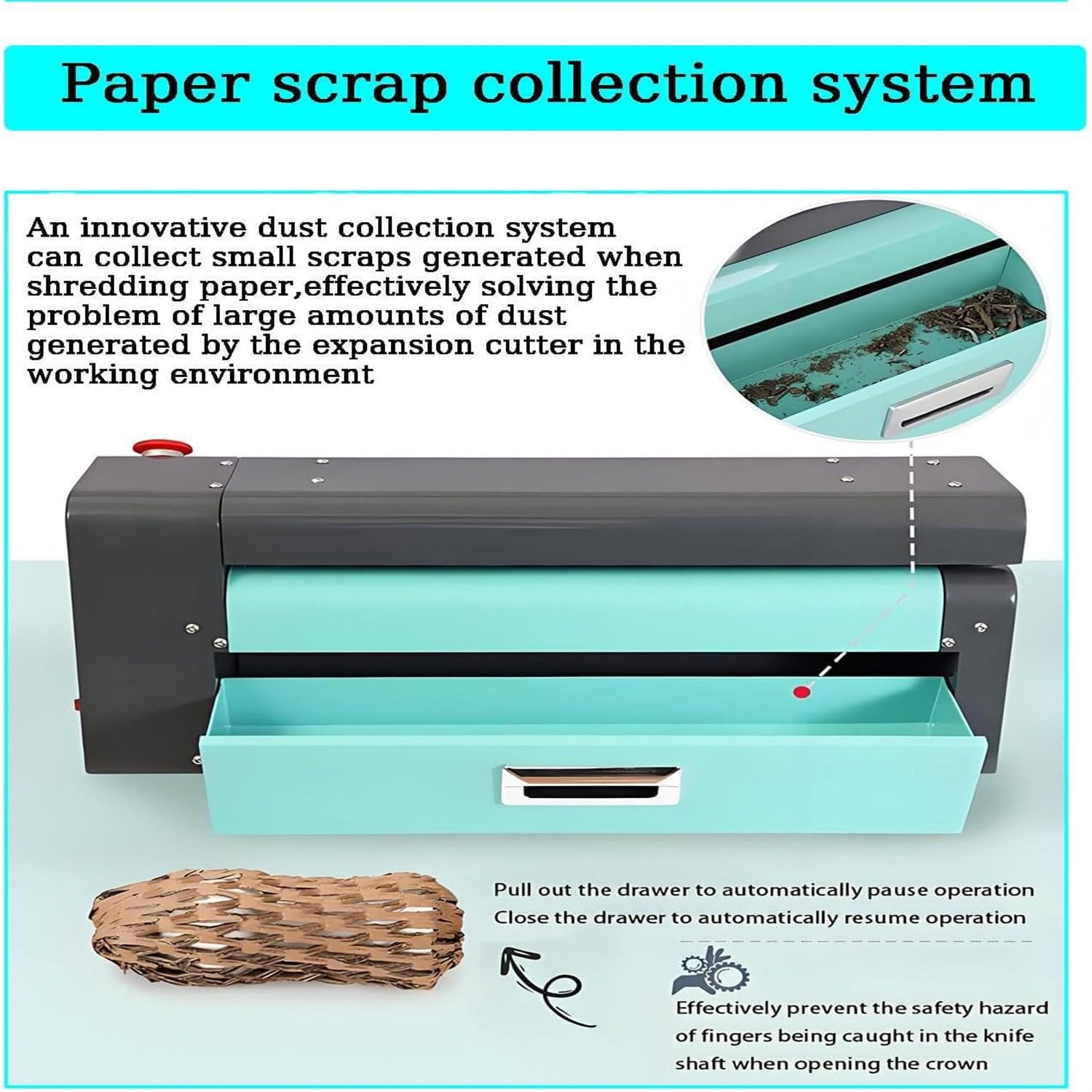 Trituradora de cartón, ancho de corte de 350 mm, velocidad mínima de 5 m, soluciones de embalaje y envío eficientes con fabricante de papel de embalaje de panal