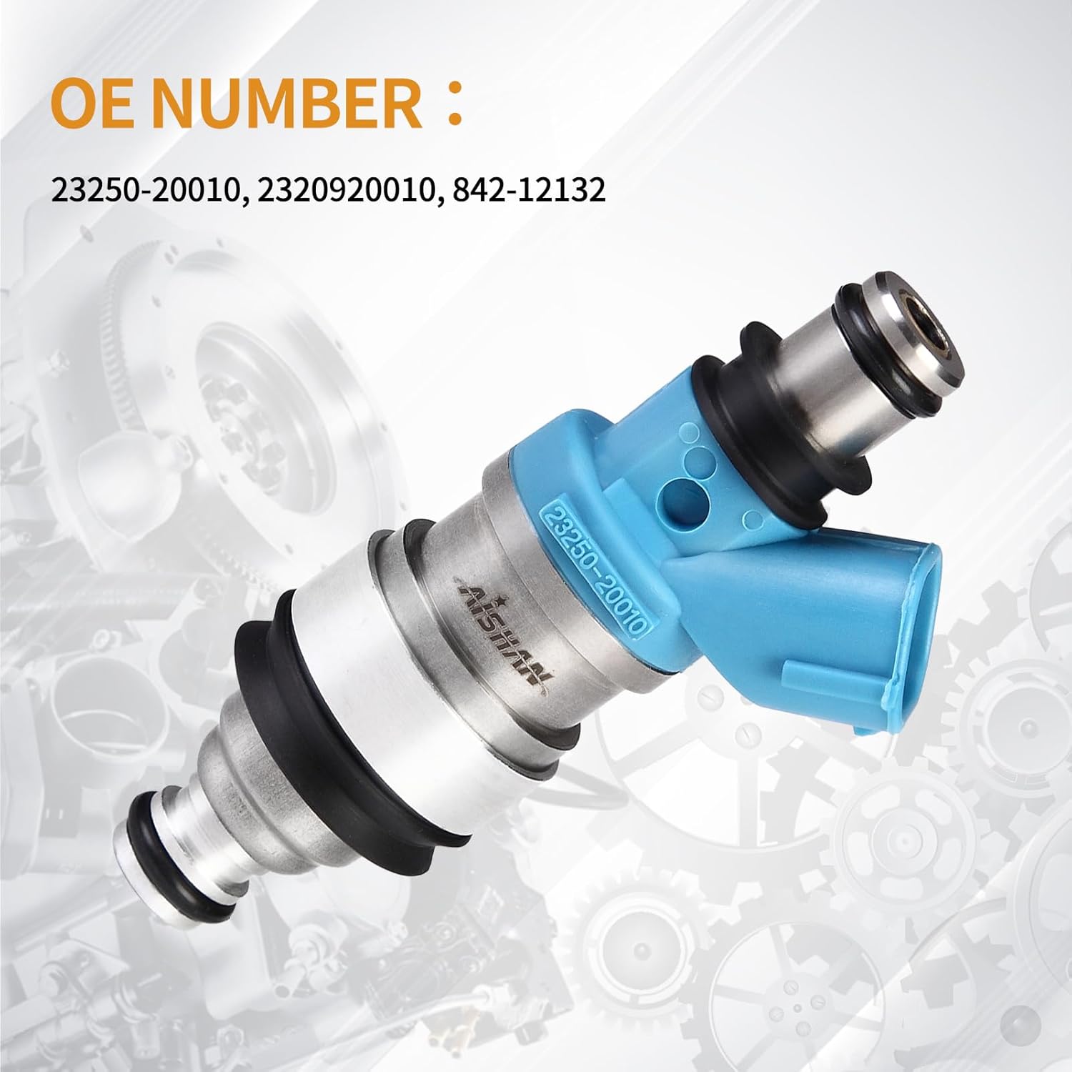 6PCS Fuel Injectors 2 Holes Compatible with Toyota Camry 1994-2001, for Toyota Sienna 1998-2000, Avalon 1995-1999, Solara 1999-2002, for Lexus ES300 1994-1995 Replace# 23250-20010 2320920010