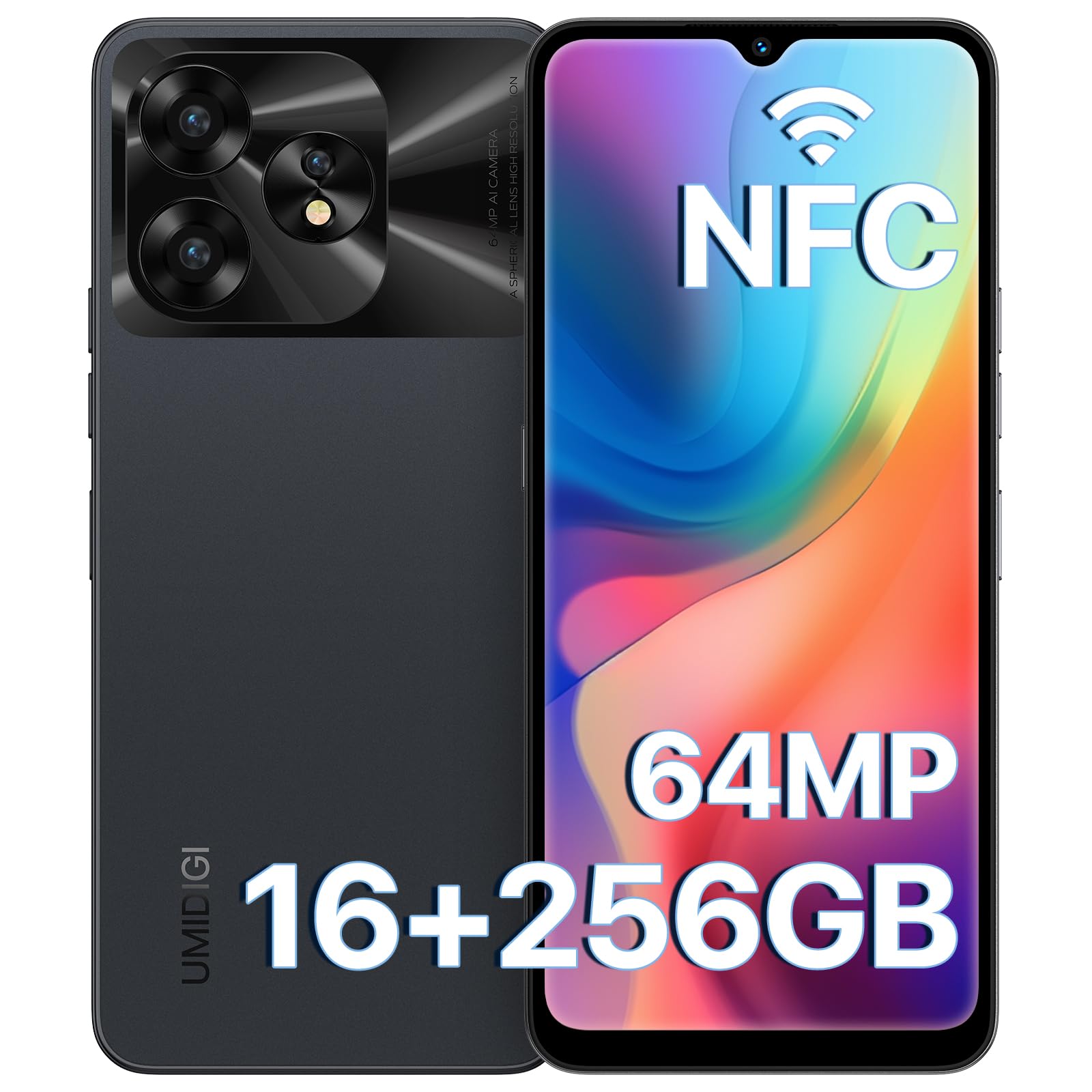 UMIDIGI A15 (2024) Mobile Phone, Android 13 SIM Free, 16GB+256GB