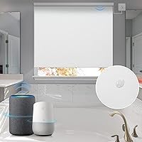 Vista 1 de Graywind Persianas enrollables opacas inteligentes compatibles con la aplicación remota Alexa Google, control de voz, persianas motorizadas