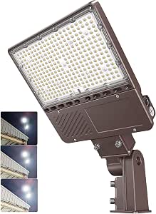 Luz LED De Aparcamiento 300W 277-480V Tipo Caja De Zapatos - IP65 Para Exterior, Montaje Directo