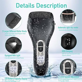Amazon.com : Electric Callus Remover for Feet - with Larger