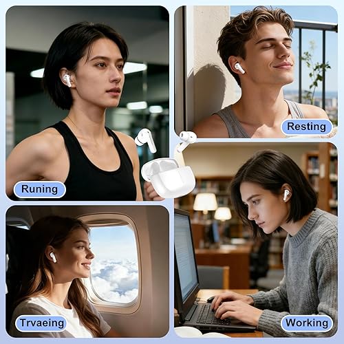 Miniatura 7 de Auriculares inalámbricos intrauditivos para Samsung Galaxy S25 FES25 UltraS25S24A17A16, auriculares inalámbricos Bluetooth con micrófono para