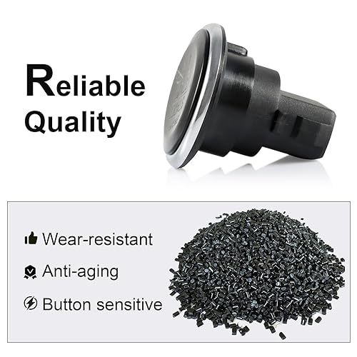 Miniatura 2 de FUSCH Interruptor de parada de arranque del motor de encendido sin llave compatible con Chrysler 300 / Town & Country, Dodge