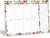 Sweetzer & Orange Floral Weekly Planner 2025, Undated Sheets To Do List Notepad, 7x10” Day Desk Note Pad Easy to Tear, School and Home Checklist Productivity Organizer, Work and Daily Planner