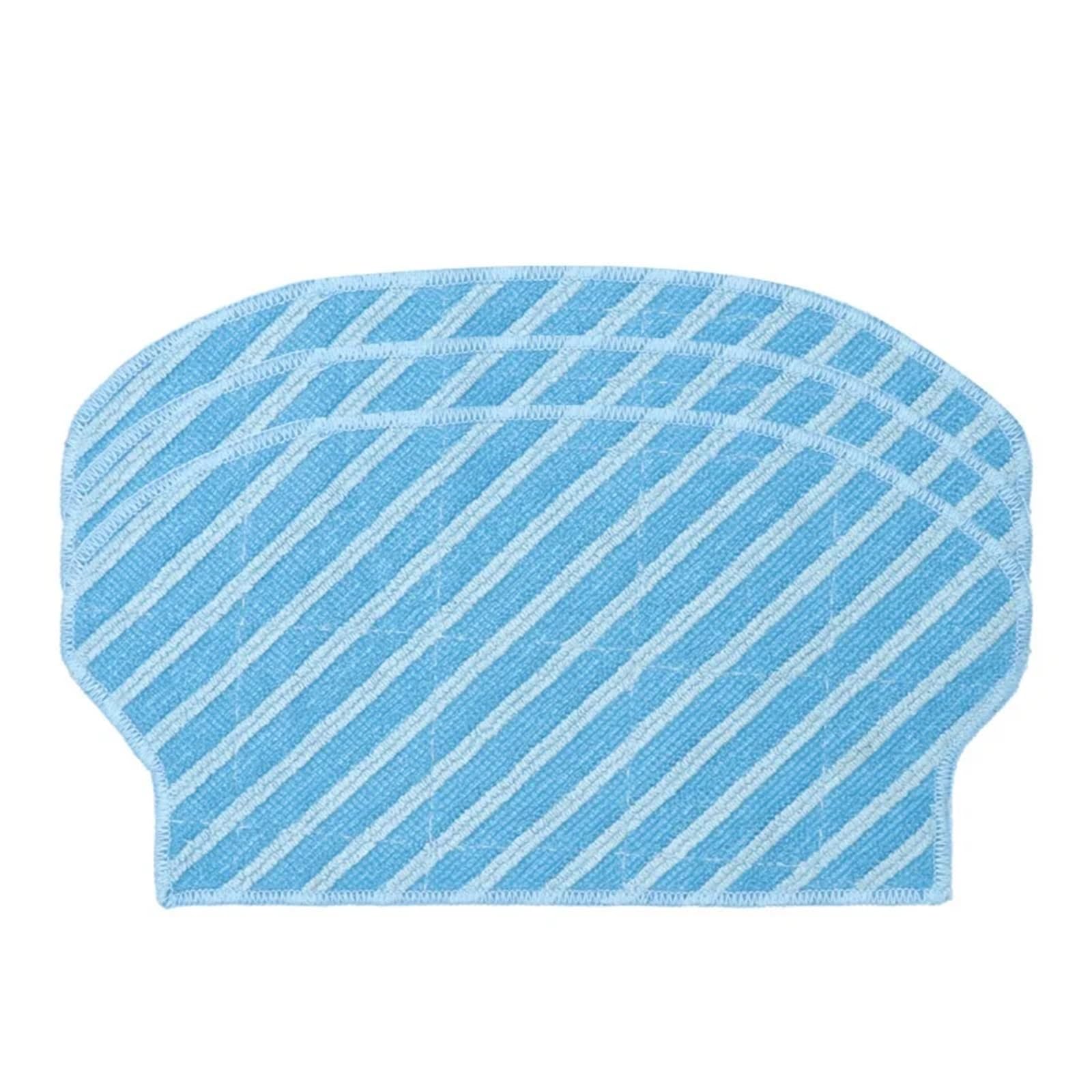 Rodillo de aspiradora, Cepillo Lateral Principal, paño de mopa, Filtro Hepa Compatible con Midea M6/M61/M62/M63/M64/M6 Blink, Piezas de aspiradora robótica(3pcs mop Cloth)
