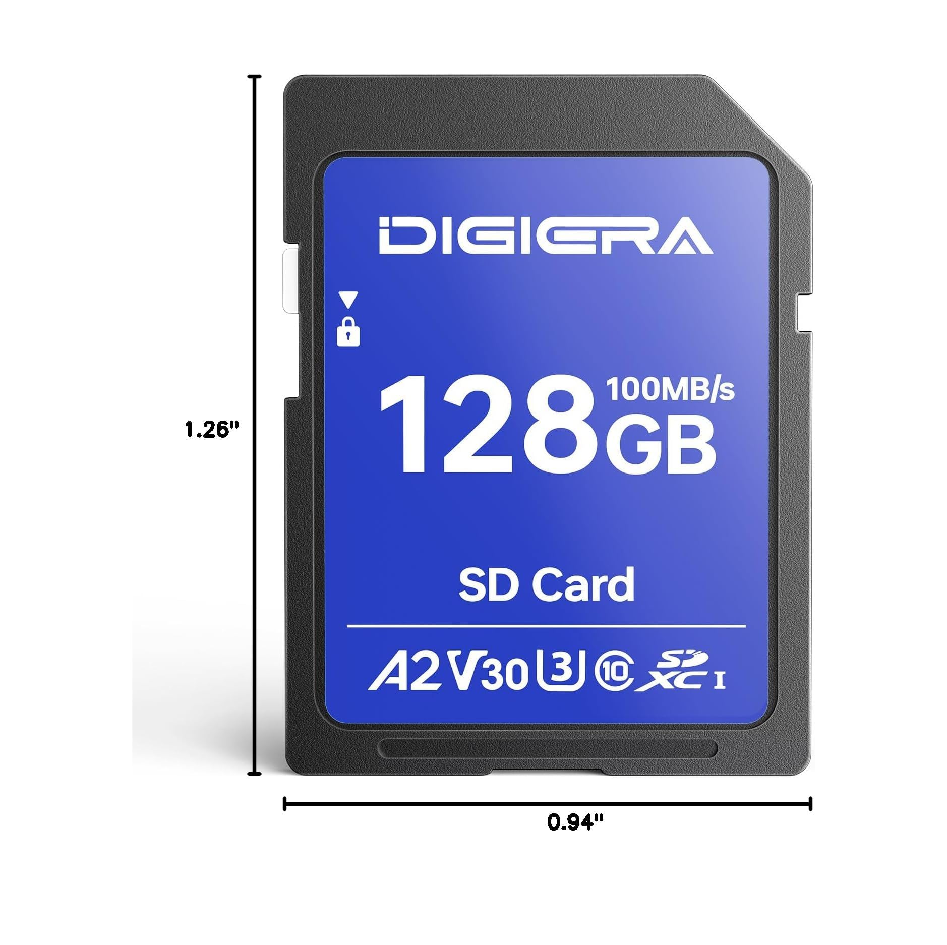 128 GB Tarjeta de Memoria SDXC UHS-I CS100 - hasta 100 MB/s, C10, U3, V30, 4K UHD, para Ordenadores, Cámaras Digitales, Dispositivos de Home Theatre y Sistemas de Navegación para Coche (Pack de 2)