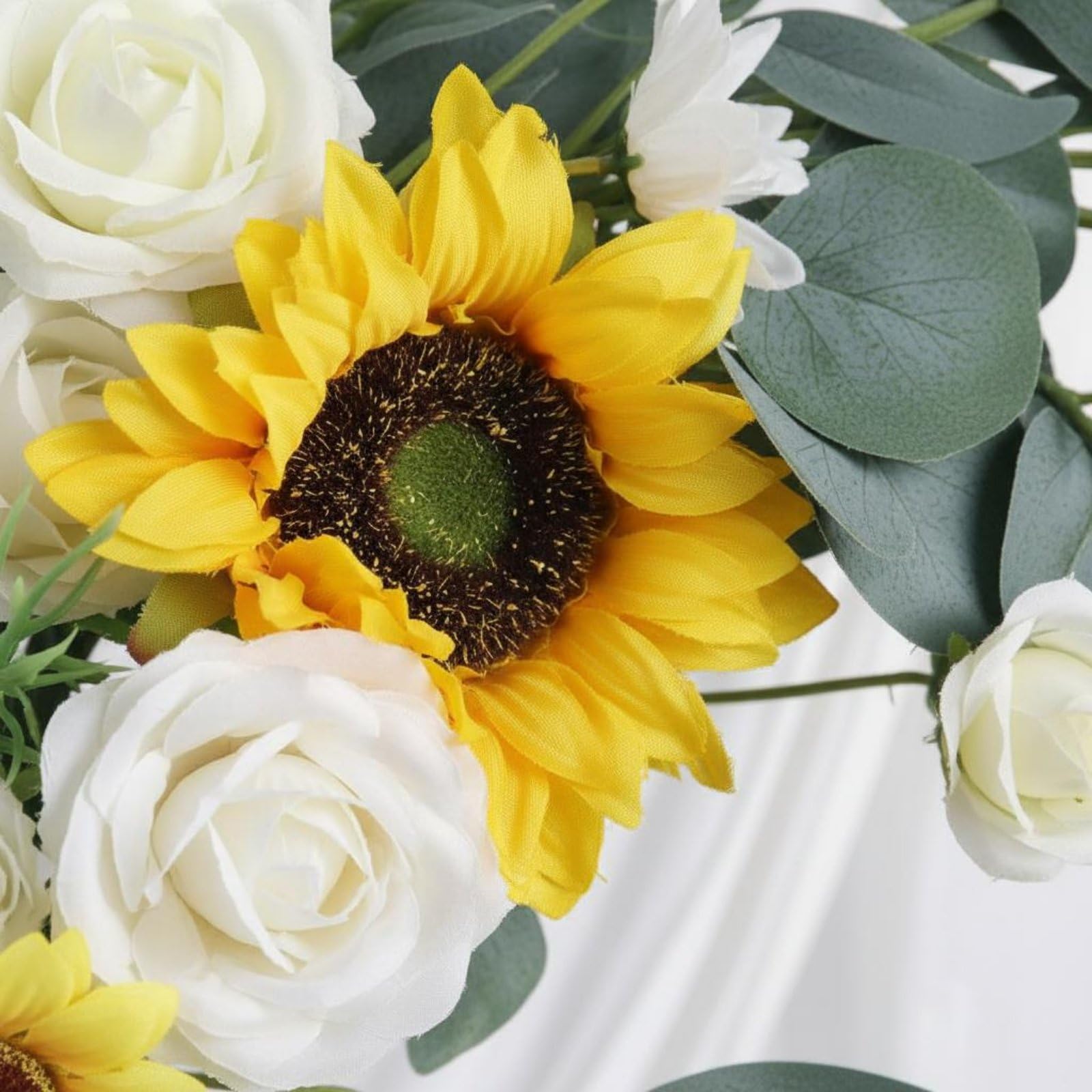 Arch Wreath Composizione da 2 Pezzi con Fiori di Seta E Foglie Finte per Nozze All'aperto Sfondo Decorativo per Banchetto Ornamento per Segno di Benvenuto