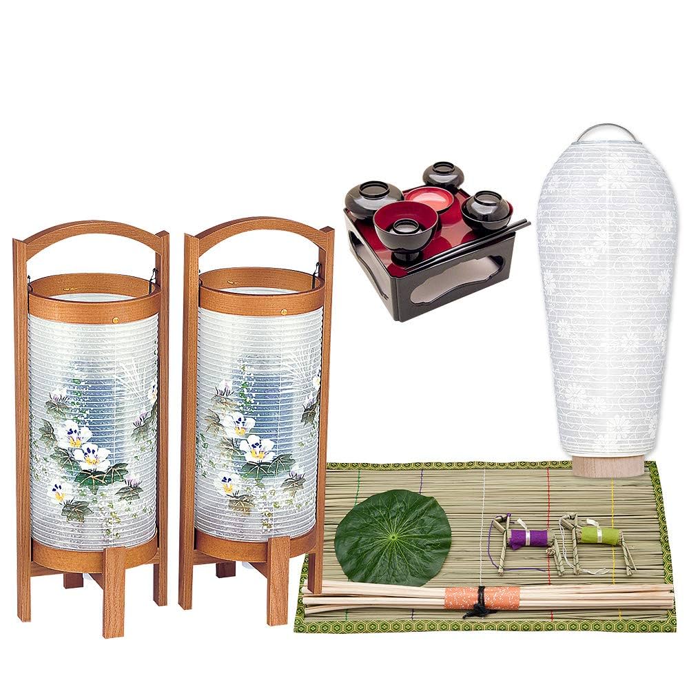 Amazon｜仏壇屋 滝田商店 盆提灯 お盆用品 高級コンパクト 初盆