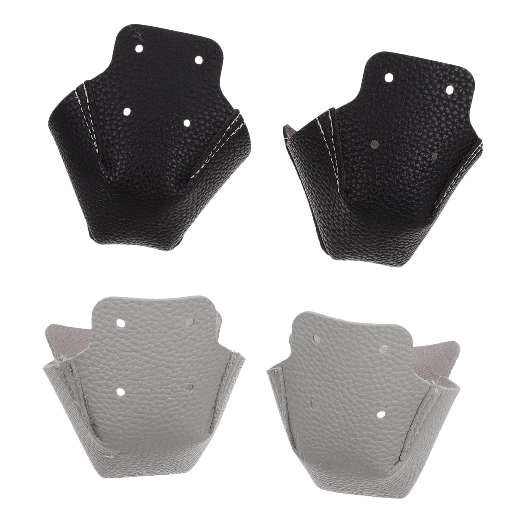 ibasenice 3sets Ice Skates Accessory Roller Skates Toe Covers Simple Design Comfortable Practical 2pairs*3