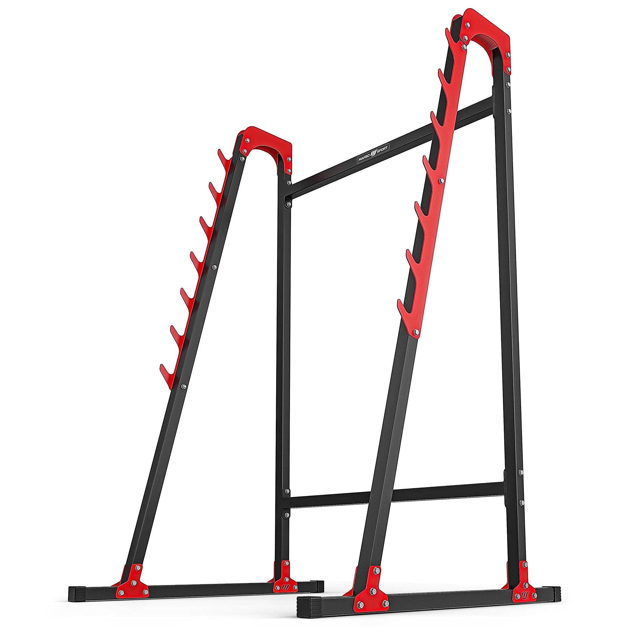 Marbo Sport Set MH24 2.0 | Banco de musculación Ajustable MH-L115 + Pedestal con Barra MH-S204 | Set 83kg / 113kg para Elegir | Made in EU