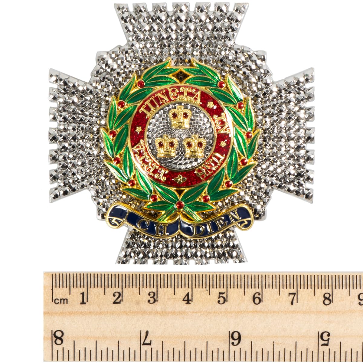 Reproduktion vor dem 1. Weltkrieg Britische Bruststern-Medaille des Ordens des Baderitters, Einheitsgröße, Zink