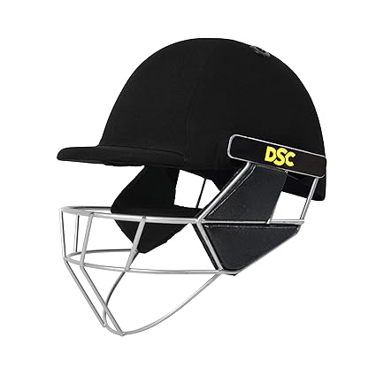 DSC Scud Premium Cricket Helmet for Men & Boys with Neck Guard (Fixed Spring Steel Grill)