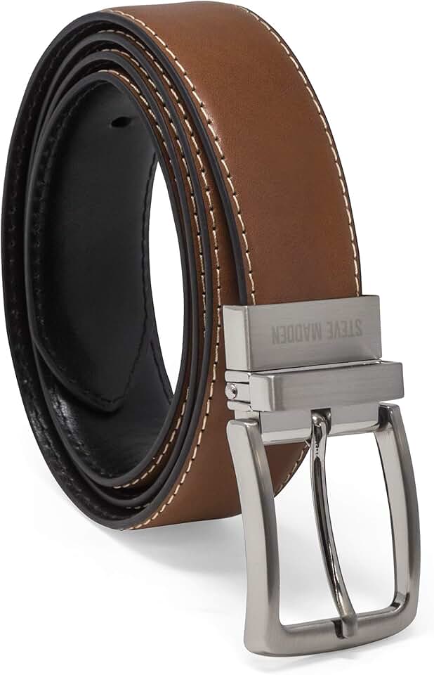 mens leather belts amazon