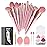 Koccido Makeup Brushes 22 Pcs Makeup Kit,Foundation Brush Eyeshadow Brush Make up Brushes Set (Pink, 22 Piece Set Large)