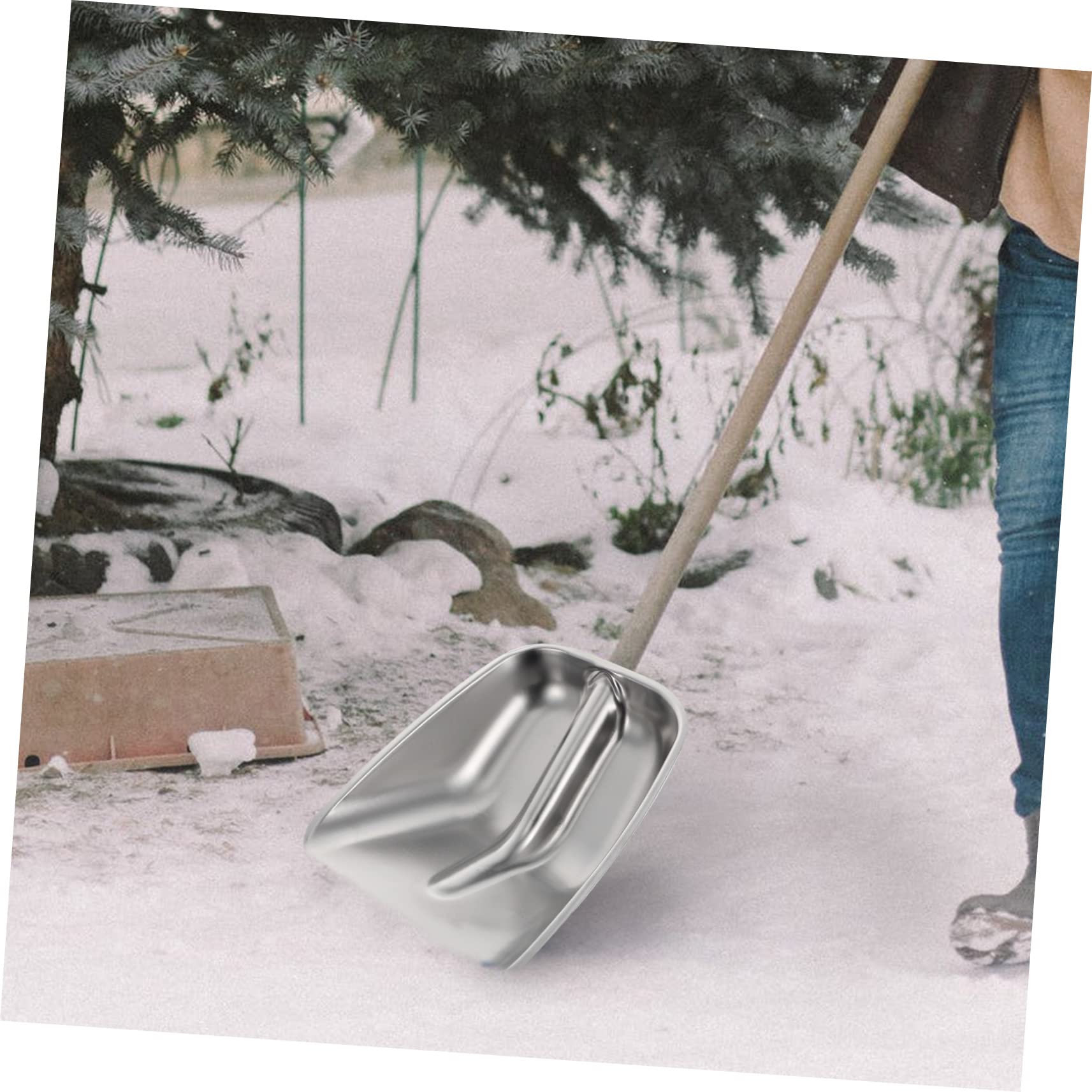 Pelle à Neige Multi-usages Outil De Déneigement Et Pelle à Déchets Pratique pour Nettoyage Extérieur