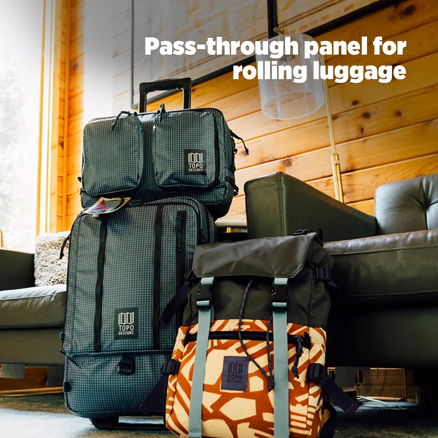 Topo Designs Apex Global Briefcase – Nylon Ripstop Fabric, Weatherproof Commuting Travel Pack with Oversized Zips, Made with 100% Recycled Materials (Black) - Image 9