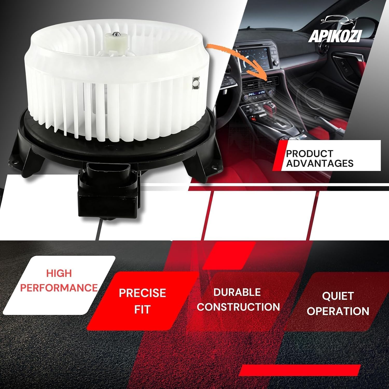 Blower Motor fit for 07-18 Dodge Ram 1500 2500 3500, for 07-17 Honda CRV Accord Pilot Odyssey, for 08-16 Jeep Patriot Wrangler,for 07-13 Acura MDX/2007-2012 Acura RDX/2009-13 Acura TL/TSX, 700203
