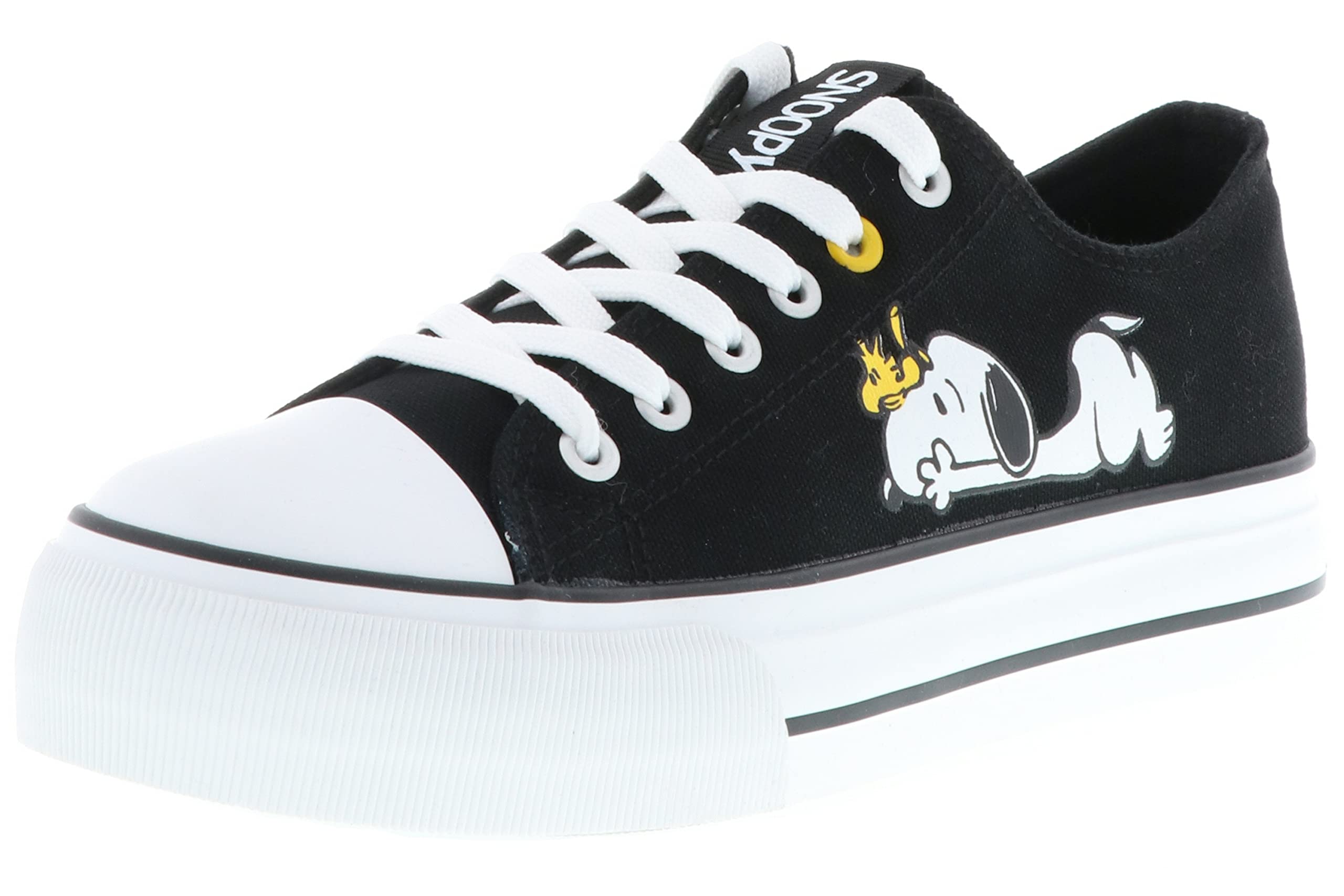 Casual Shoes Snoopy Shoes Puma Puma Boys Black White Colourblocked