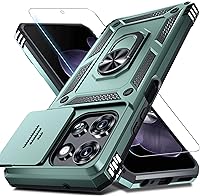 Vista 35 de Janmitta Compatible con Funda Moto G 5G 2024 con Cubierta Deslizante Integrada para Lente de Cámara + Protector de Pantalla + Soporte de Anillo