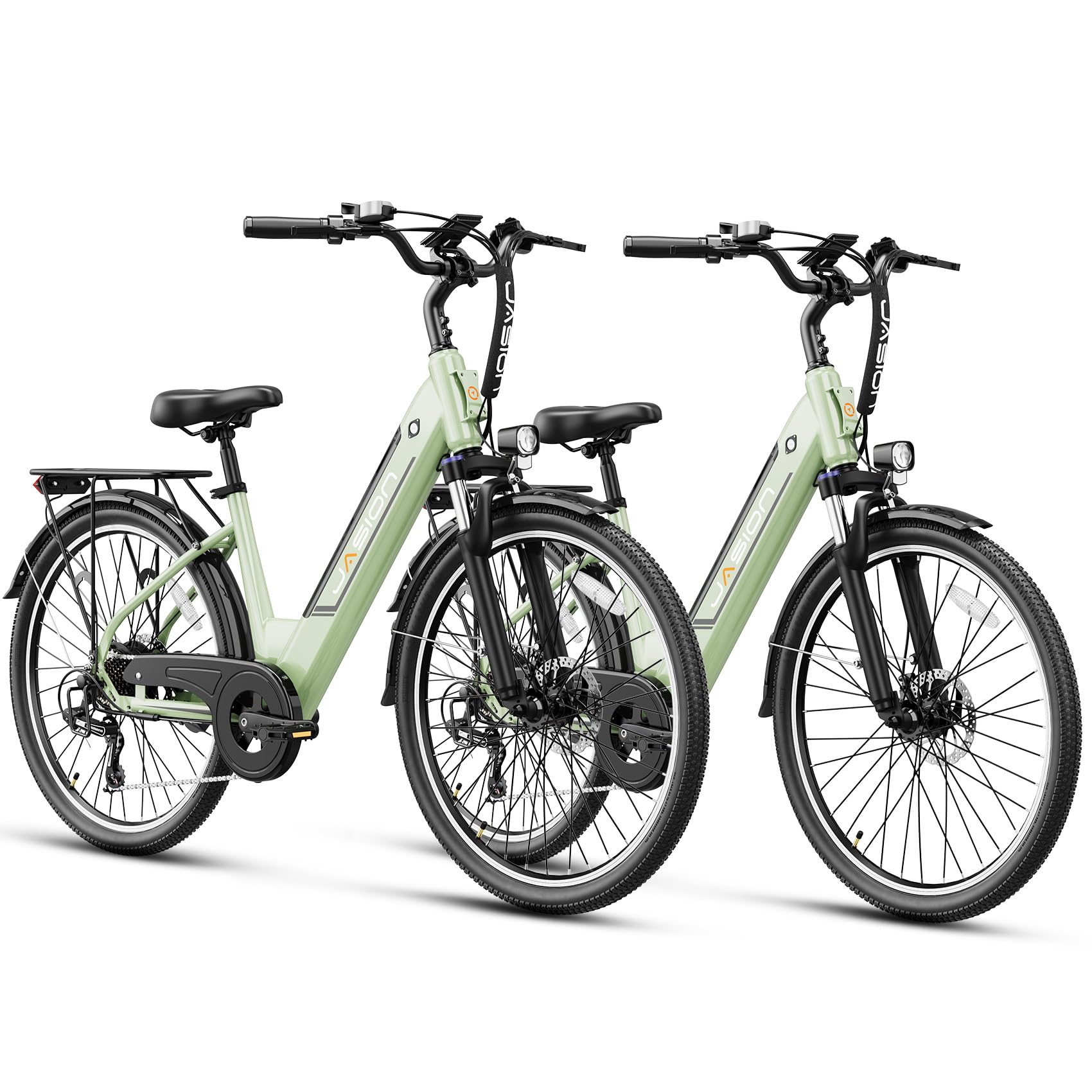 Jasion Roamer/ST Electric Bike for Adults, 26'' Commuter Ebike 1200W 528WH Removable Battery, 28MPH 62miles, Electric Bicycles for Women/Man, UL2849