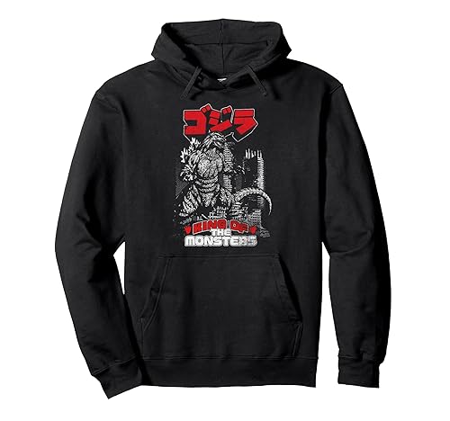 Kanji King of the Monsters Kaiju Pullover Hoodie